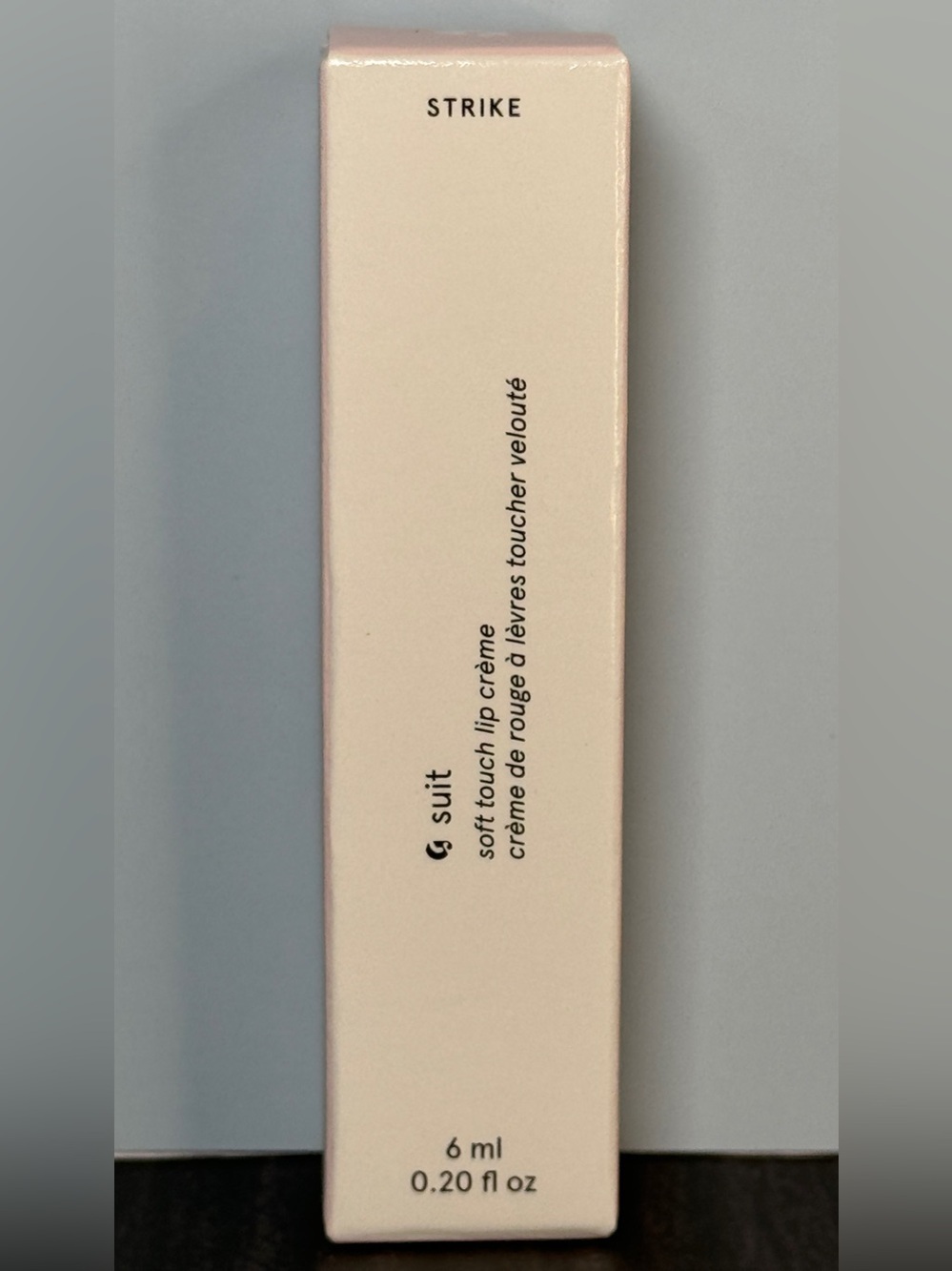 Glossier Soft Touch Lip Crème (Strike) NIB 6 ml / 0.20 fl oz